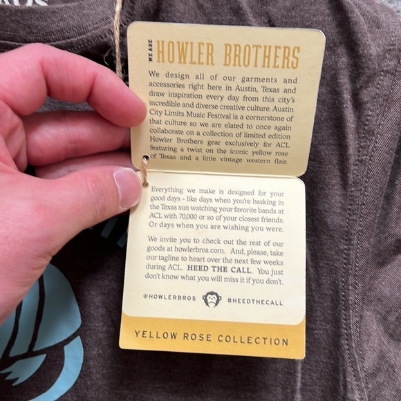 NWT Howler Bros 2018 Austin Music Festival Tee Shirt - Size Small - Picture 6 of 9